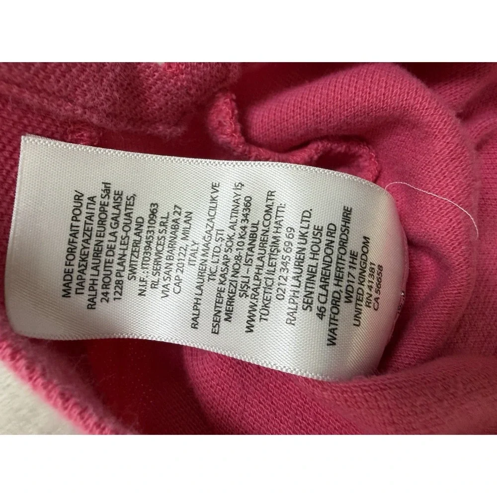 Polo Ralph Lauren Classic Fit Mesh Polo Shirt Hot Pink Men's XXL